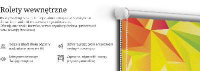 Függöny roló Színes origami minta