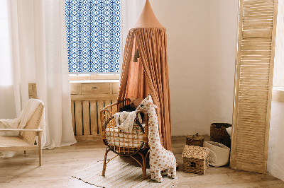 Függöny roló Kék formák