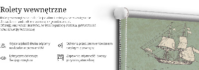 Függöny roló Óceántérkép
