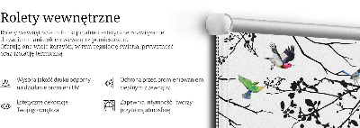 Roló árnyékoló Madarak az ágakon