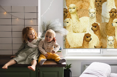 Függöny roló Egy alpaka csorda