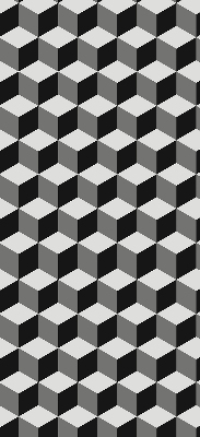 Függöny roló 3D kockák