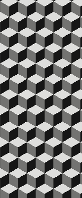 Függöny roló 3D kockák
