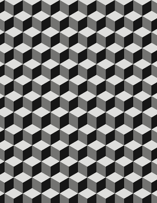 Függöny roló 3D kockák