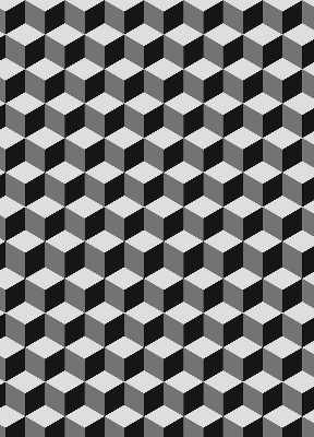 Függöny roló 3D kockák