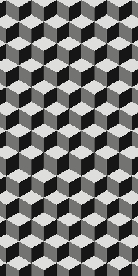 Függöny roló 3D kockák
