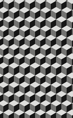 Függöny roló 3D kockák