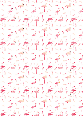 Roló árnyékoló Flamingók és a tollaik