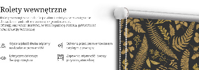 Roló árnyékoló Sárga páfrányok
