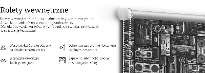 Függöny roló Rádió hangszórók