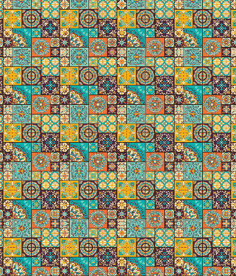 Roló árnyékoló Színes mandala