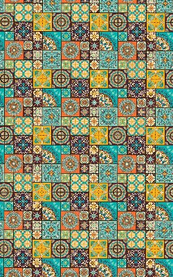 Roló árnyékoló Színes mandala
