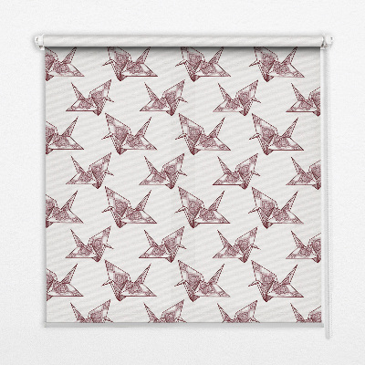 Függöny roló Origami hattyúk