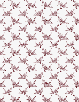 Függöny roló Origami hattyúk