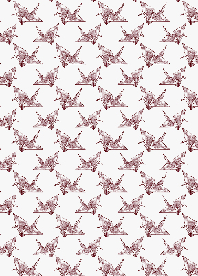Függöny roló Origami hattyúk