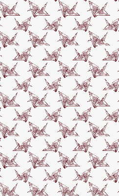 Függöny roló Origami hattyúk