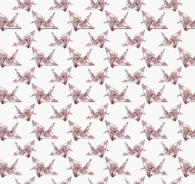 Függöny roló Origami hattyúk