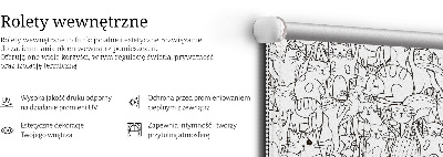 Roló árnyékoló Rajzolt macskák