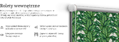 Roló árnyékoló Zöld levelek