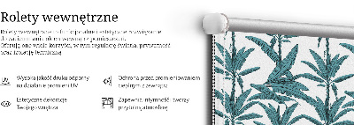Roló árnyékoló pálmalevelek