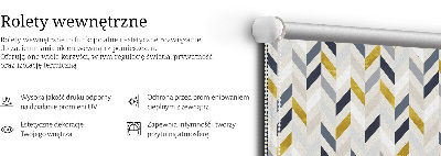 Roló árnyékoló Színes halszálka