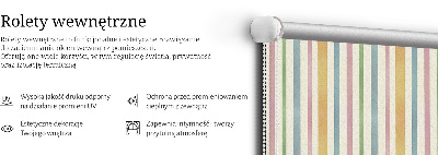 Függöny roló Színes függőleges csíkok