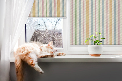 Függöny roló Színes függőleges csíkok