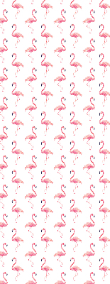 Függöny roló Flamingók