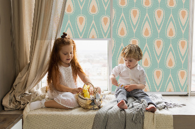Ablakra roló Színes avokádó