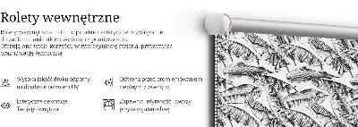 Roló árnyékoló Páfránylevelek