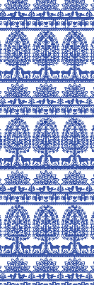 Ablakra roló Kék minta