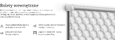 Ablakra roló 3D-s kockák