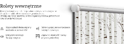Ablakra roló Nyírfák