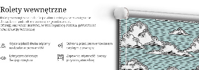 Ablakra roló Felhők