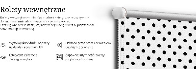 Függöny roló Fekete pontok