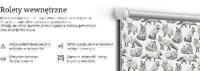 Függöny roló Szürke rókák