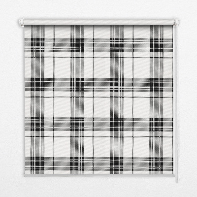 Függöny roló Szürke tartan