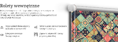 Roló árnyékoló Színes csempék