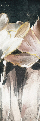Roló árnyékoló Festett virágok