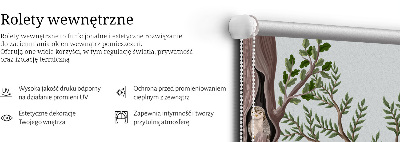 Függöny roló Erdei állatok