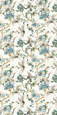 Roló árnyékoló Virágok és madarak