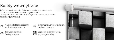 Függöny roló Kőkockák