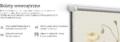Roló árnyékoló Pipacsok