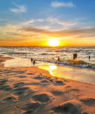 Ablakra szerelhető roló naplemente és színek mintával