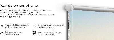 Sötétítő roló tavirózsák mintával