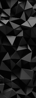 Ablakra akasztható roló Fekete origami