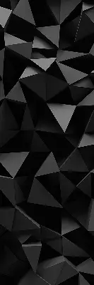 Ablakra akasztható roló fekete origami mintás