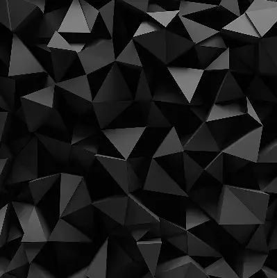 Ablakra akasztható roló fekete origami mintás