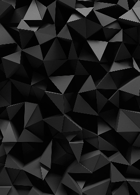 Ablakra akasztható roló Fekete origami