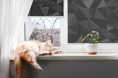 Ablakra akasztható roló Fekete origami